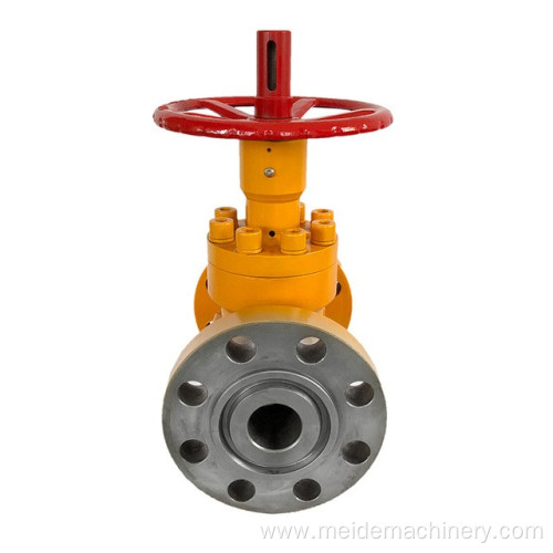 High pressure flange flat gate valve